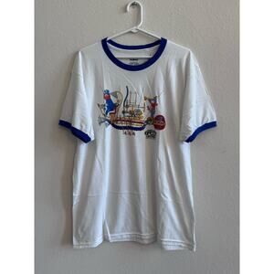 RARE Disney Collectable YesterEars Epcot Figment Dreamfinder Ringer T-Shirt (L)